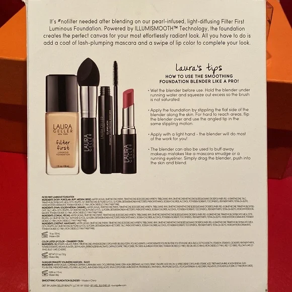 Laura Geller Flawless Fundamentals 4 Piece Collection in Medium NeverUsed